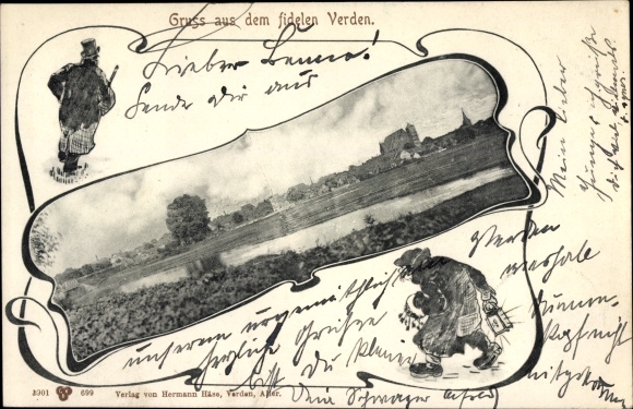 PC Verden on the Aller, city view