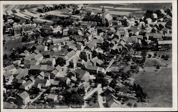 Postcard Schwenningen am Neckar, aerial photograph