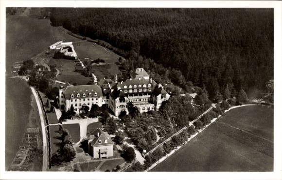 Postcard Bad Dürrheim in the Black Forest, children's sanatorium, children's salt bath, Baden Red Cross