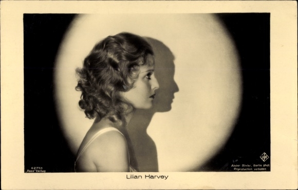 Ak-actrice Lilian Harvey, profielweergave