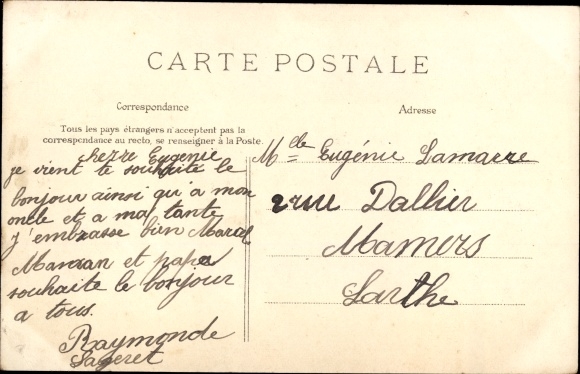 Postcard Garches Hauts de Seine, Rustic Pavilion, Rosen,