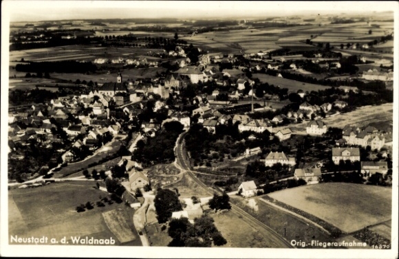 Ak Neustadt an der Waldnaab, Fliegeraufnahme