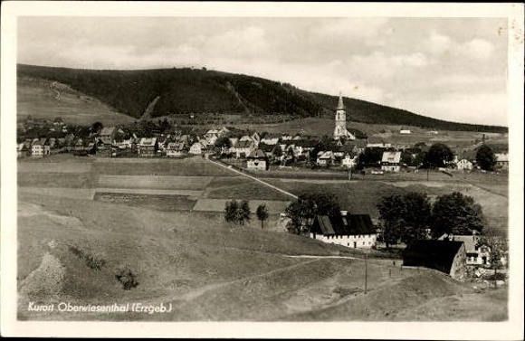 10 alte Ansichtskarten Oberwiesenthal im Erzgebirge Sachsen, Diverse Ansichten