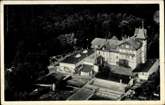 Ak Bad Klosterlausnitz in Thüringen, Luftkurort, Moorbad, Erholungsheim Klosterwald, Bad Klosterl