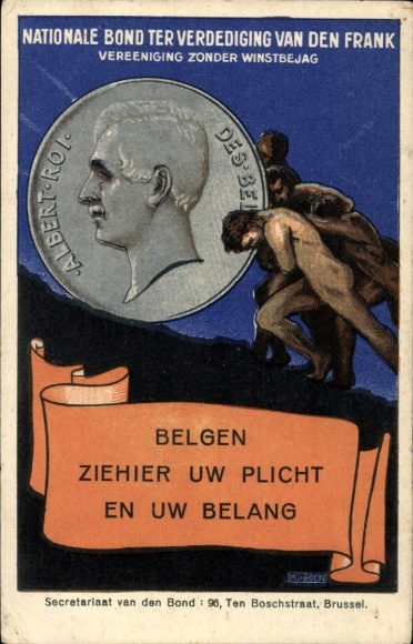 Ak Belgien, Nationale Bond ter Verdediging van den Frank