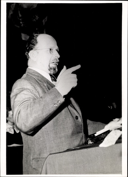 Photo GDR politician Walter Ulbricht, portrait