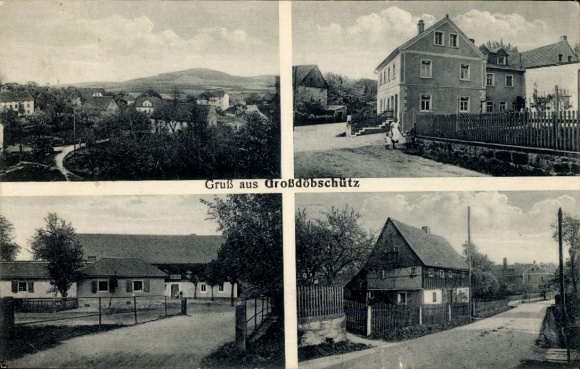 Ak Großdöbschütz Obergurig in Lausitz, panorama, gedeeltelijk uitzicht