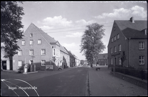 7 Glas Negative Sögel im Emsland, Mühle, Gesamtansicht, diverse Ansichten