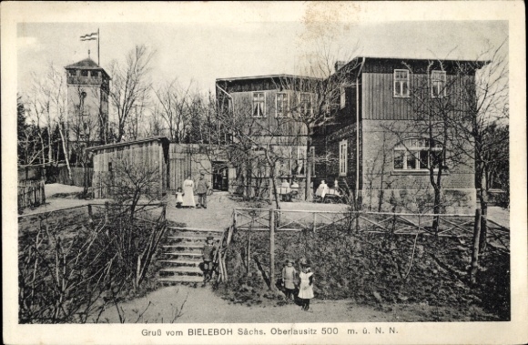 Ak Beiersdorf in Oberlausitz, Bieleboh, Inn