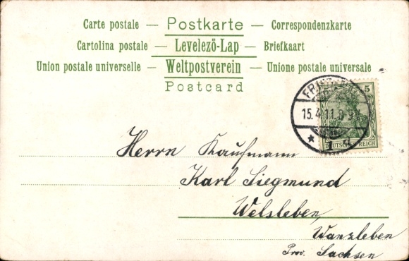 Postcard Berlin Schöneberg Friedenau, Gossner's Mission House