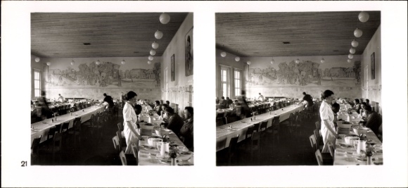 Stereo Raumbild Foto "Die NS-Musterbetriebe 1937-38" Nr. 21, R. Stock & Co Maschinenfabrik AG