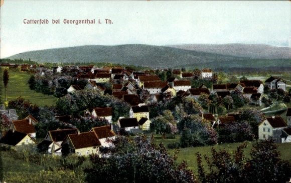 Ak Catterfeld Leinatal in Thüringen, Gesamtansicht