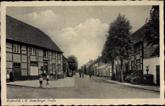 Postcard Wadersloh in the Warendorf district of North Rhine-Westphalia, Stromberger Strasse
