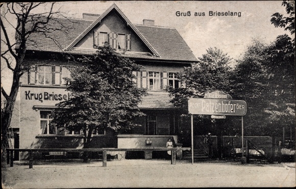 Ansichtkaart Brieselang in Havelland, herberg