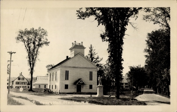 Foto Ak Marlow New Hampshire USA, Jones Hall