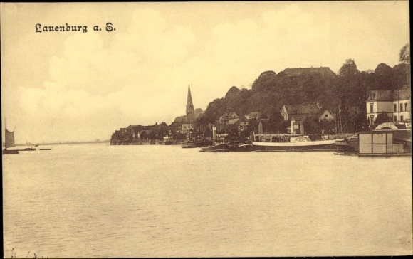 PC Lauenburg an der Elbe, view of the town