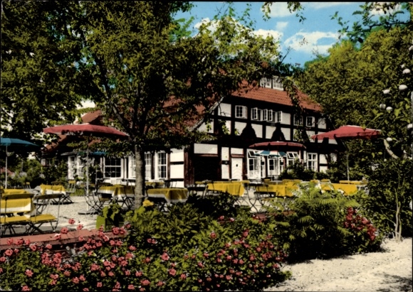 Postcard Homfeld Bruchhausen Vilsen Lower Saxony, Forsthaus Heiligenberg