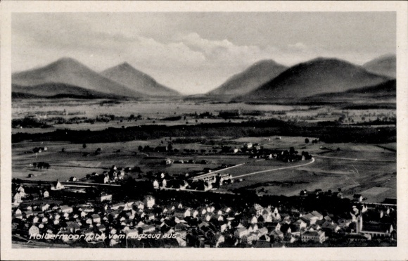 Postcard Kolbermoor in Upper Bavaria, general view, aerial photograph