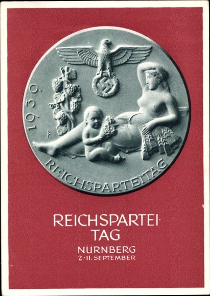 Ganzsachen Ak Nürnberg, Reichsparteitag 1939, Reichsparteitag des Friedens