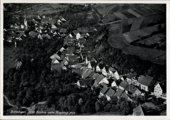 KP Bretzingen Hardheim w Odenwaldzie, zdjęcie lotnicze