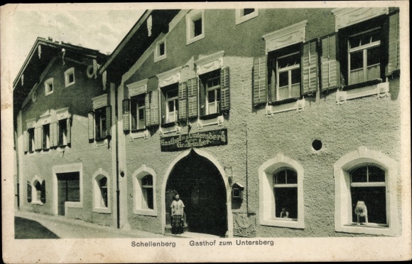 Postcard Marktschellenberg Markt Schellenberg in Upper Bavaria, Gasthof zum Untersberg