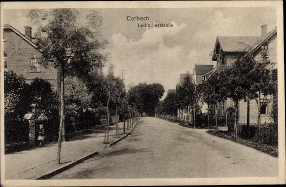 Postcard Korbach in Hesse, Lelbacherstrasse