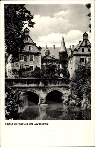 Ak Riesenbeck Hörstel in het Tecklenburger Land, kasteel Surenburg