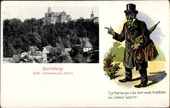 PC Rochsburg Lunzenau in Saxony, Counts. Schönburgsches Schloss, Fritze Bliemchen