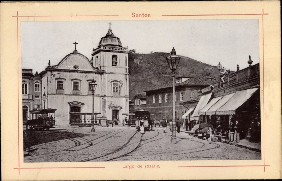Photo Santos Brazil, Largo do Rozario, Church