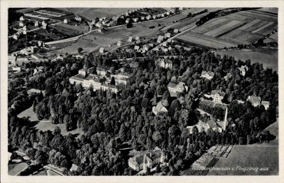 KP Hildburghausen w Turyngii, zdjęcie lotnicze