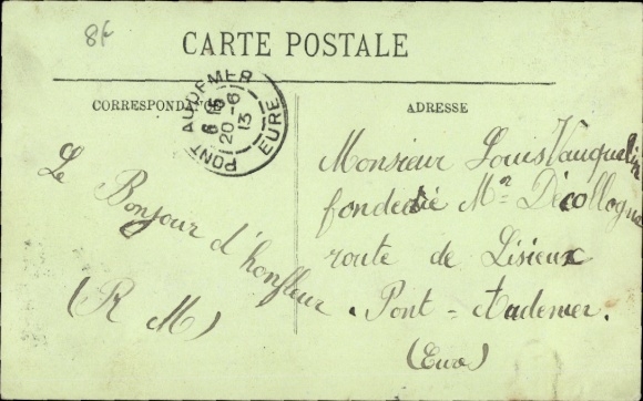 Postcard Honfleur Calvados, La grand Phare