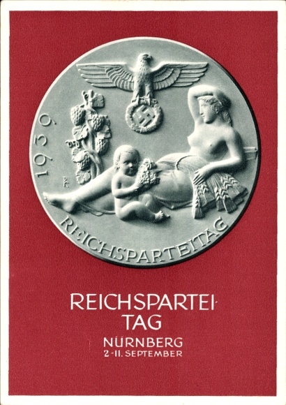 Ganzsachen Ak Nürnberg, Reichsparteitag 1939, Reichsparteitag des Friedens
