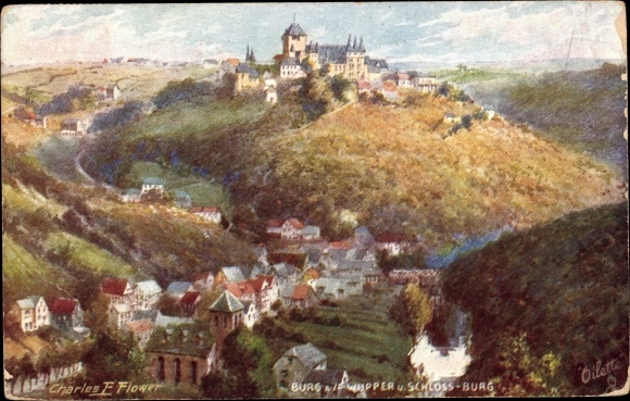Artist PC Flower, Charles, Burg an der Wupper Solingen, Schloss Burg