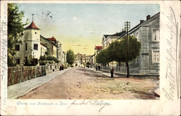 PC Simbach am Inn in Lower Bavaria, Innstrasse, street section