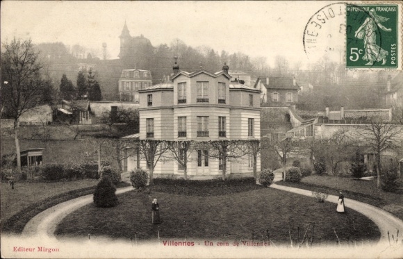 Postcard Villennes Yvelines, A corner of Villennes