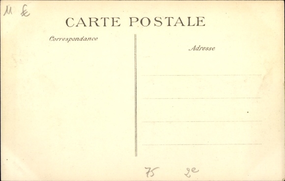 Postcard Paris II, Avenue d'Antin landslide