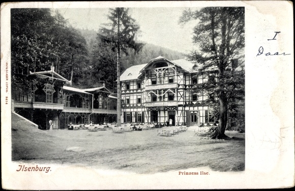 Chromo-Litho Ilsenburg am Nordharz, Princess Ilse, inn
