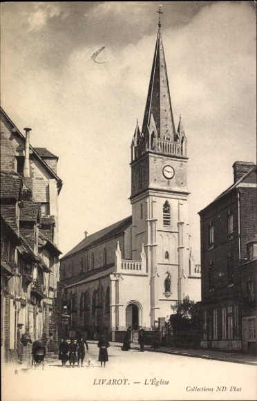 Ak Livarot Calvados, L'Eglise