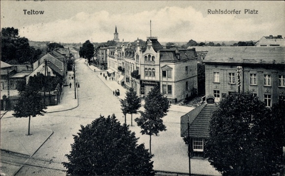 Ansichtkaart Teltow in Brandenburg, Ruhlsdorfer Platz