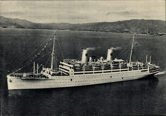 Ak Dampfer Italië, Home Lines