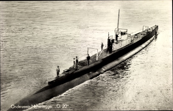PC Dutch submarine, O 20, minelayer