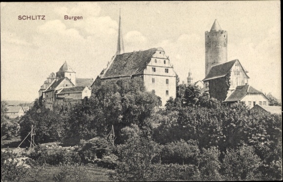 Ak Schlitz in Hessen, kastelen