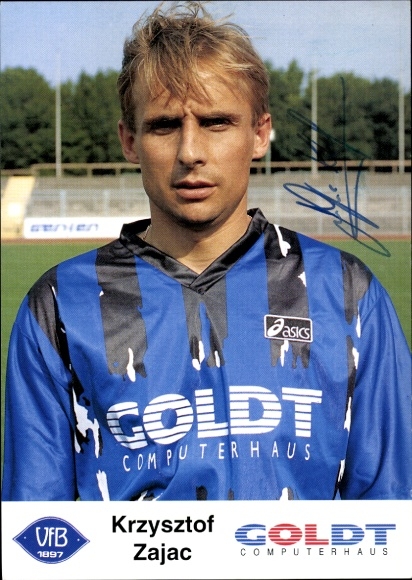 Autogrammkarte Fußballer Krzysztof Zajac, VfB Oldenburg, Autogramm