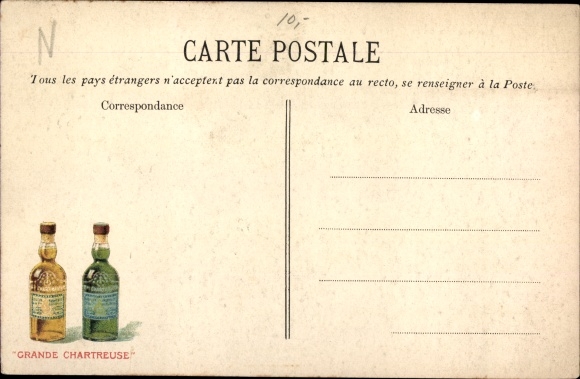 Postcard Manufacture of the Grande Chartreuse, One of the Distillation Rooms