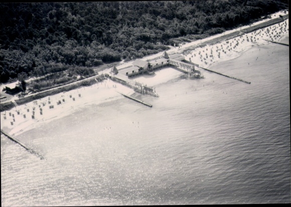 Photo Baltic Sea resort Graal Müritz, aerial photograph