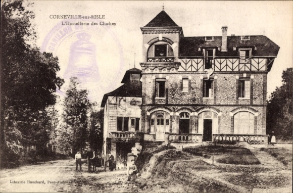 CPA Corneville-sur-Risle-Eure, L'Hostellerie des Cloches