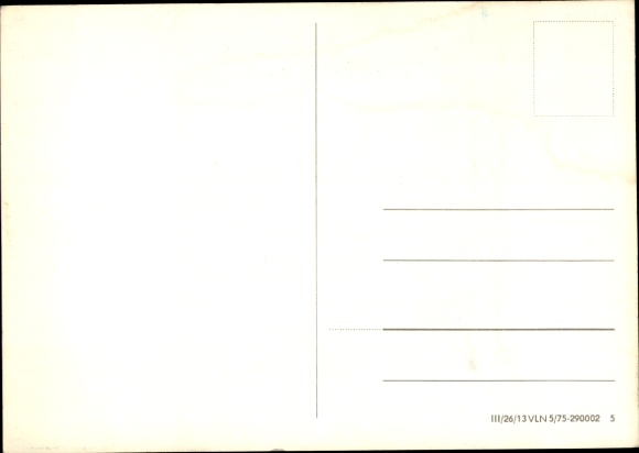 Postcard 20 Years NVA 1956-1976, National People's Army of the GDR, soldiers in uniform