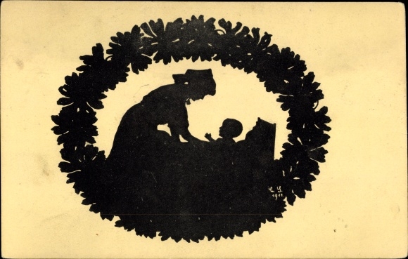 Paper cut artist PC Streubel, Charlotte, Chemnitz in Saxony, Marguerite Day February 28, 1911