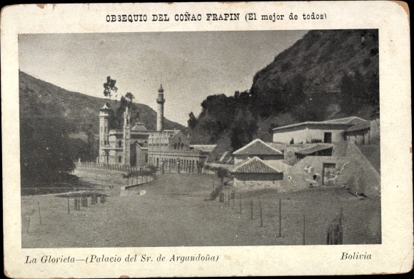 Ak Sucre Bolivia, La Glorieta, Paleis van de heer de Argandoña