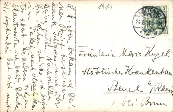 Photo Postcard Woman with Book